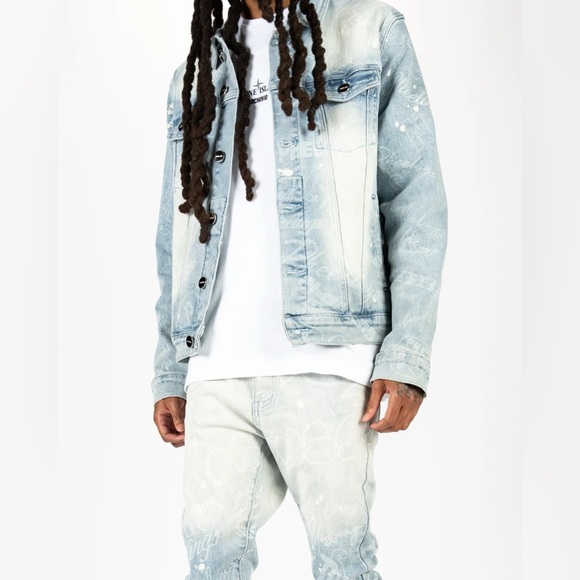 PHEELINGS "JOYFUL JOURNEY" DENIM JACKET ONLY - Picture 1 of 8